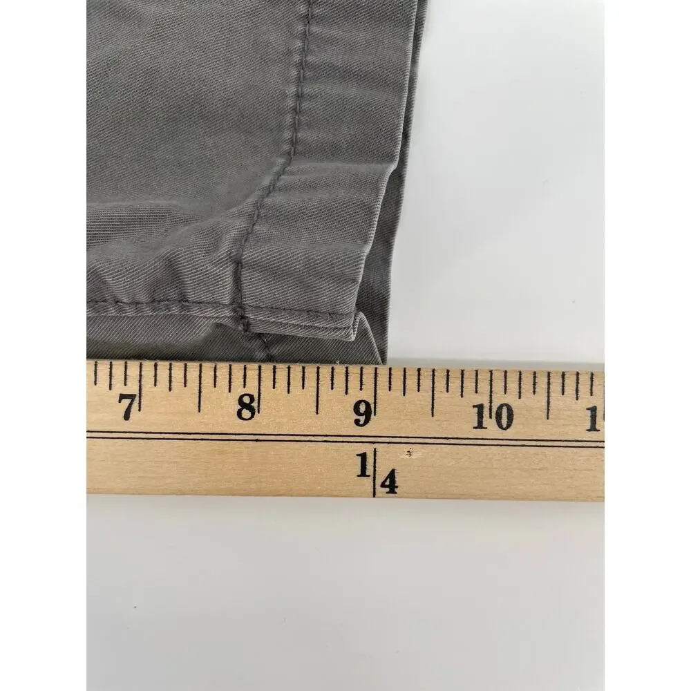 American Eagle Outfitters Prep Chino Shorts Men’s 31 Gray Vacation
